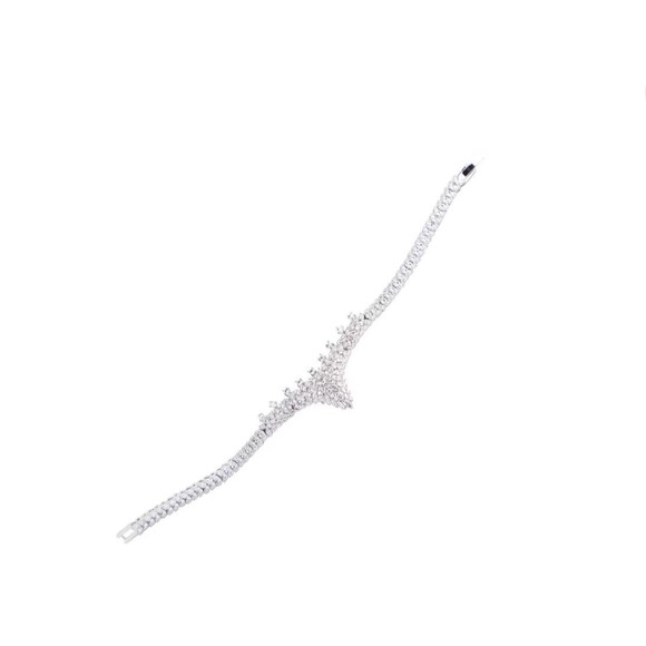 "Radiant Dawn: A Unique 7-Piece One-of-a-Kind Tiara Bridal Ensemble" - Picture 11 of 16